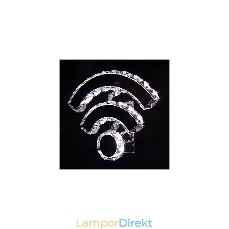 Wifi Crystal Wall Sconces Crystal Modern Contemporary Bed Living Hotel Metal