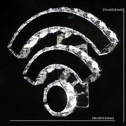 Wifi Crystal Wall Sconces Crystal Modern Contemporary Bed Living Hotel Metal
