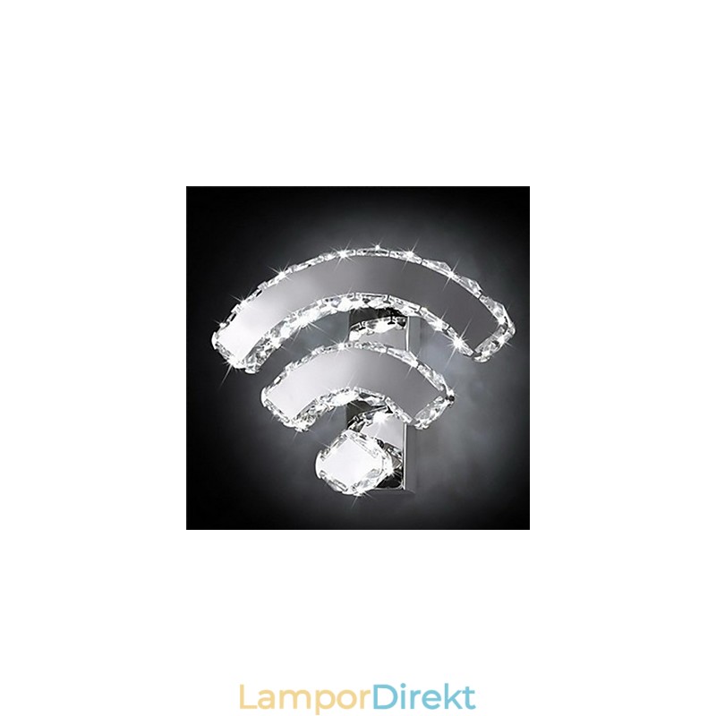 Wifi Crystal Wall Sconces Crystal Modern Contemporary Bed Living Hotel Metal