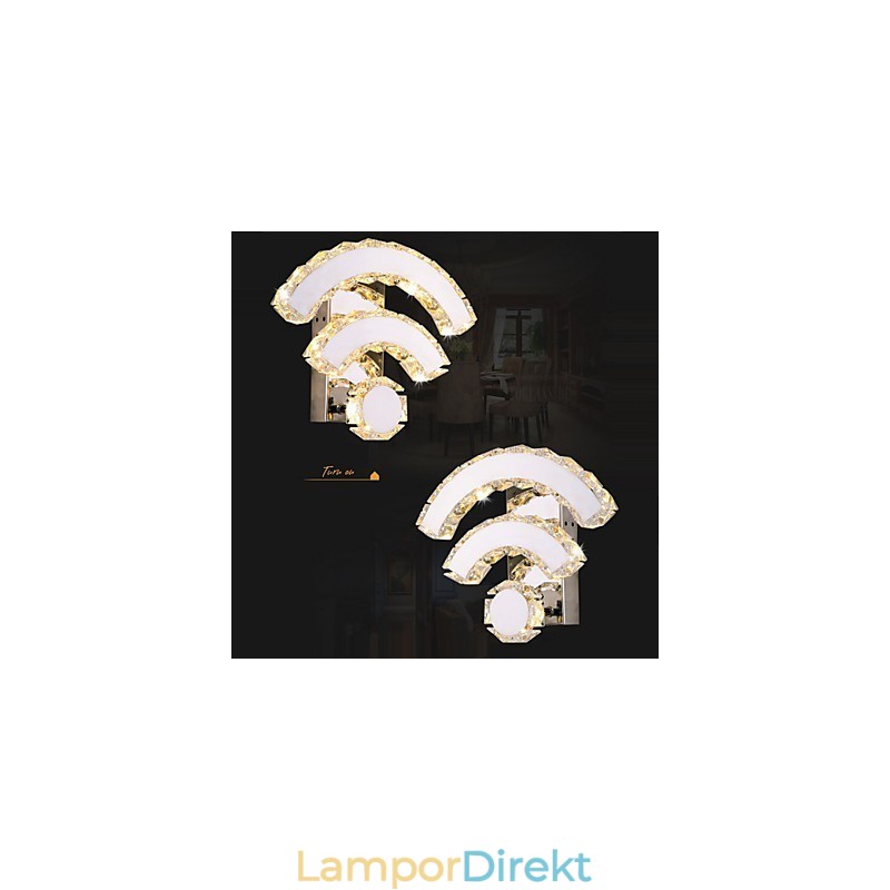 Wifi Crystal Wall Sconces Crystal Modern Contemporary Bed Living Hotel Metal