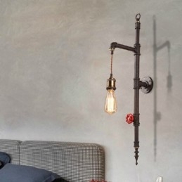 Rörväggen Av Landsbygdens Kreativa Retro Raketvägglampa