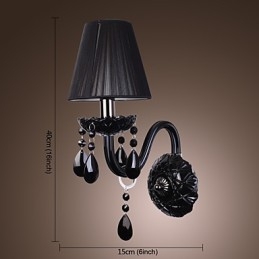Crystal Candle Vägglampor Modernt Samtida Glas