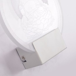Akryl Vägglampa Pvc Lampa Ljus Chip Modern Contemporary Metal