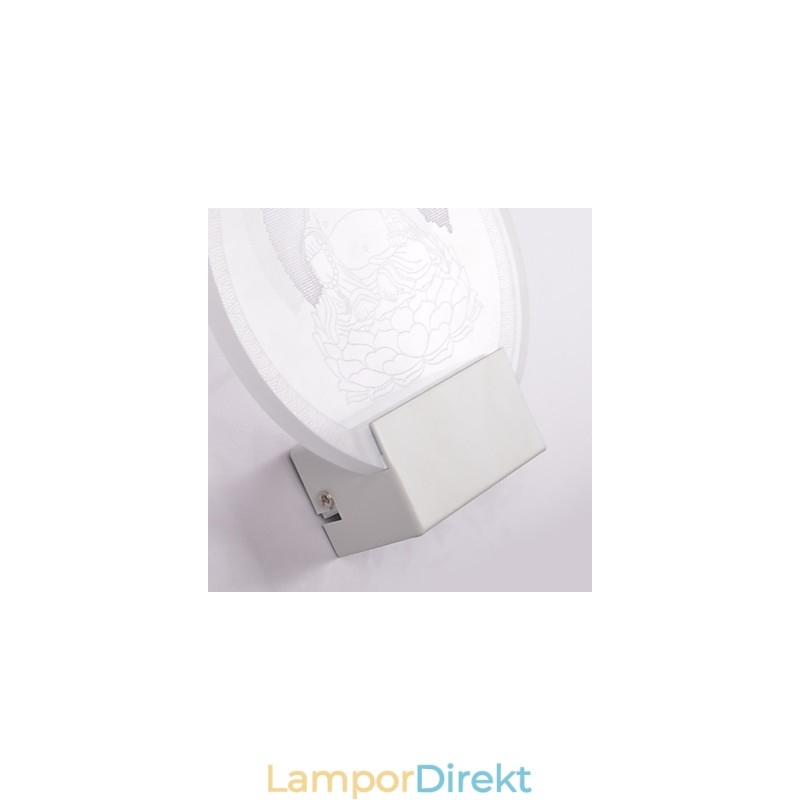 Akryl Vägglampa Pvc Lampa Ljus Chip Modern Contemporary Metal