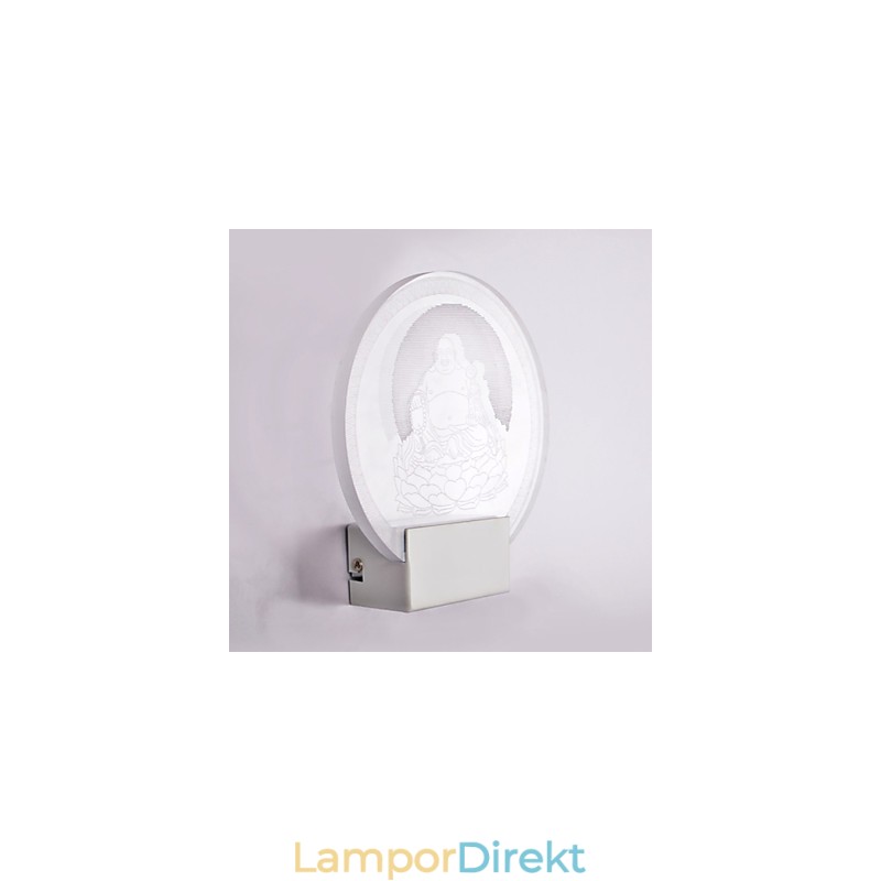 Akryl Vägglampa Pvc Lampa Ljus Chip Modern Contemporary Metal