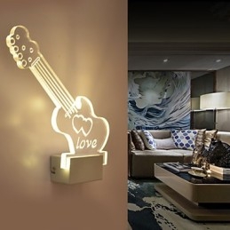 Akryl Vägglampa Pvc Lampa Ljus Modern Contemporary Metal