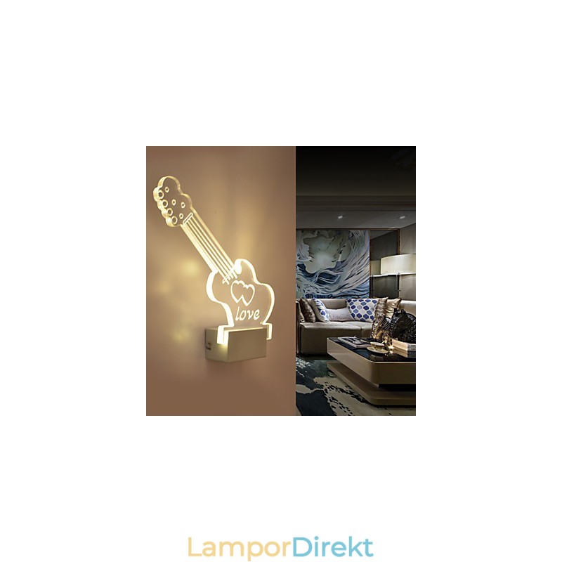 Akryl Vägglampa Pvc Lampa Ljus Modern Contemporary Metal