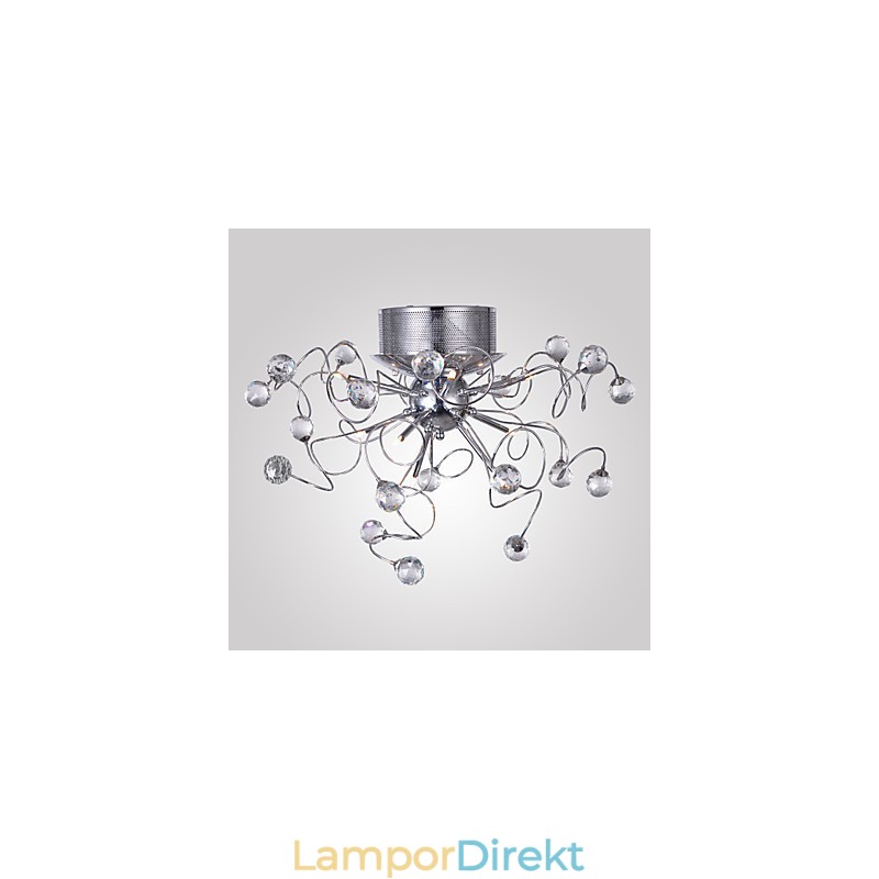 Ljuskrona Kristall Modern Design Living 9 Lights