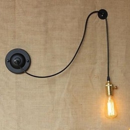 Gratis Klättring Kontrakterad Tråd Fri Vägglampa Kontroll Art