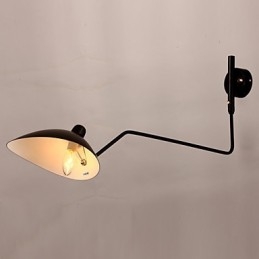 Loft Amercian Countryside Freely Wall Lights Vintage Sängbord Lång Mekanisk Arbete Study Lamp For Indoor
