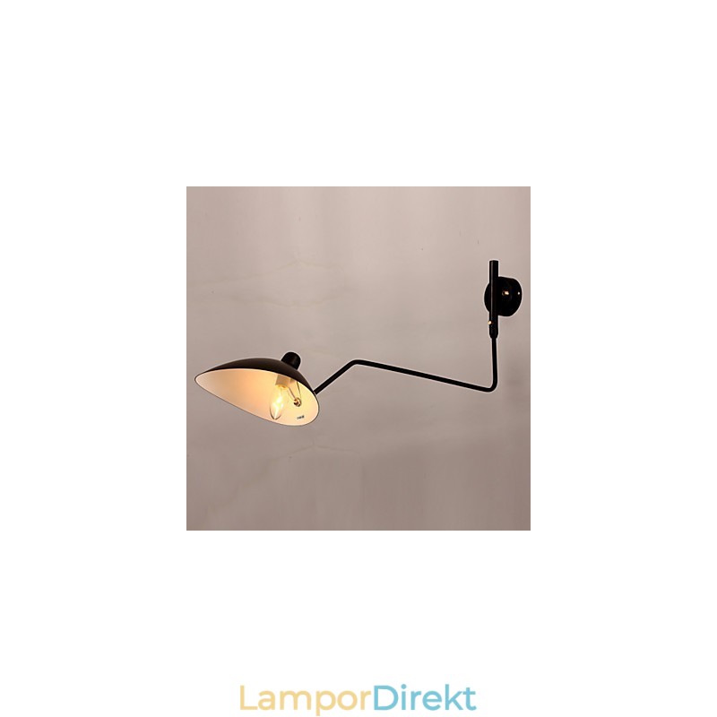 Loft Amercian Countryside Freely Wall Lights Vintage Sängbord Lång Mekanisk Arbete Study Lamp For Indoor