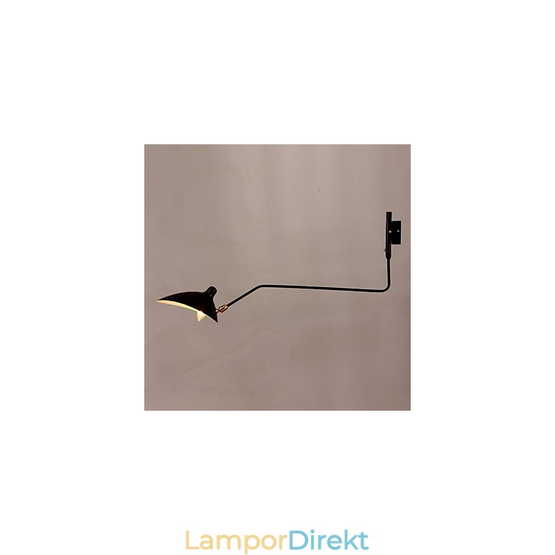 Loft Amercian Countryside Freely Wall Lights Vintage Sängbord Lång Mekanisk Arbete Study Lamp For Indoor
