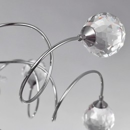 Ljuskrona Kristall Modern Design Living 9 Lights