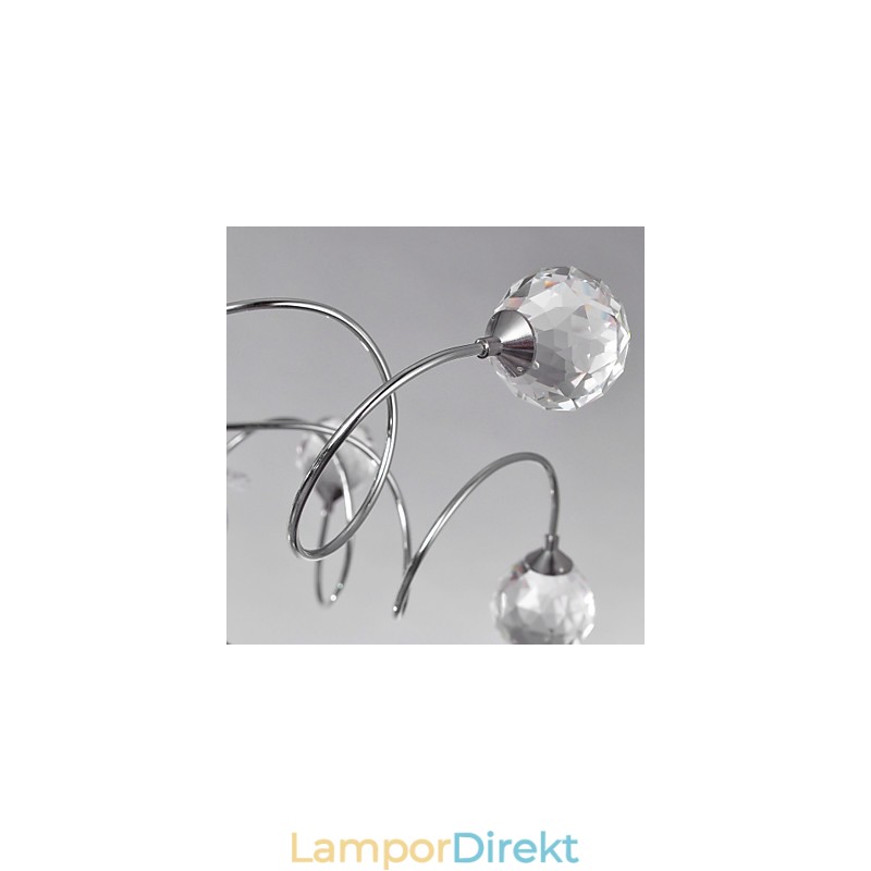 Ljuskrona Kristall Modern Design Living 9 Lights