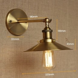 Minimalistisk Industriell Stil Villa Retro Koppar Dekorativa Paraplyer Framför Kyrkans Gångvägg