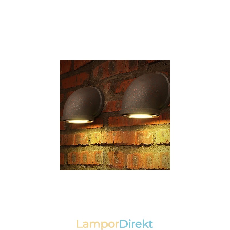 Loft Kreativ Personlighet Retro Landsbygdens Vattenrör Vägglampa Ljus