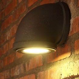 Loft Kreativ Personlighet Retro Landsbygdens Vattenrör Vägglampa Ljus
