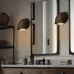 Loft Kreativ Personlighet Retro Landsbygdens Vattenrör Vägglampa Ljus