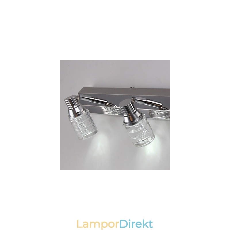 Modern Vägglampa Med Glas Bubble Shade Spegel Front Style
