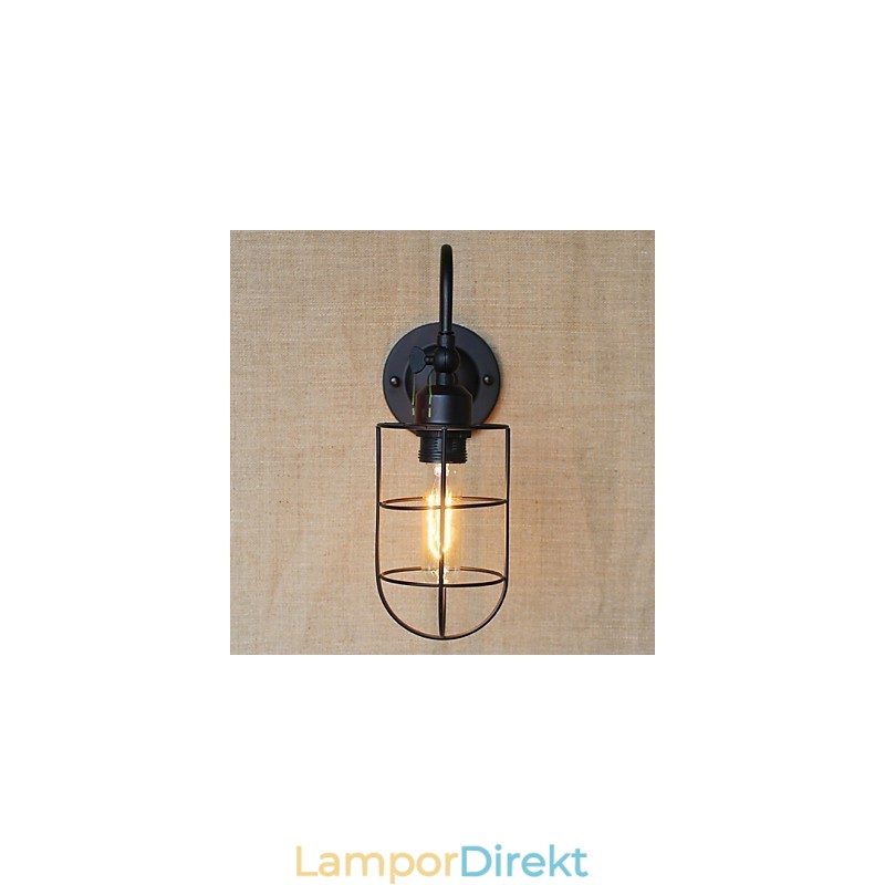 American Country Dekorativ Vägglampa