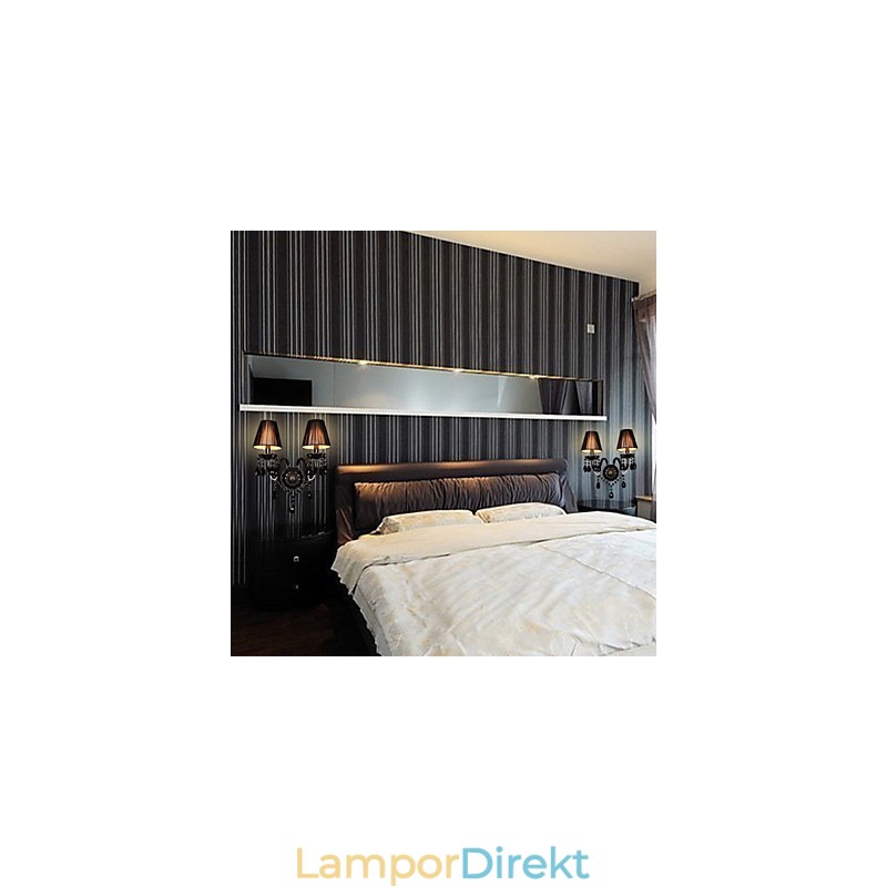 Crystal Candle Vägglampor Modernt Samtida Glas