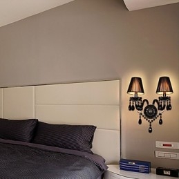 Crystal Candle Vägglampor Modernt Samtida Glas