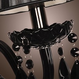 Crystal Candle Vägglampor Modernt Samtida Glas