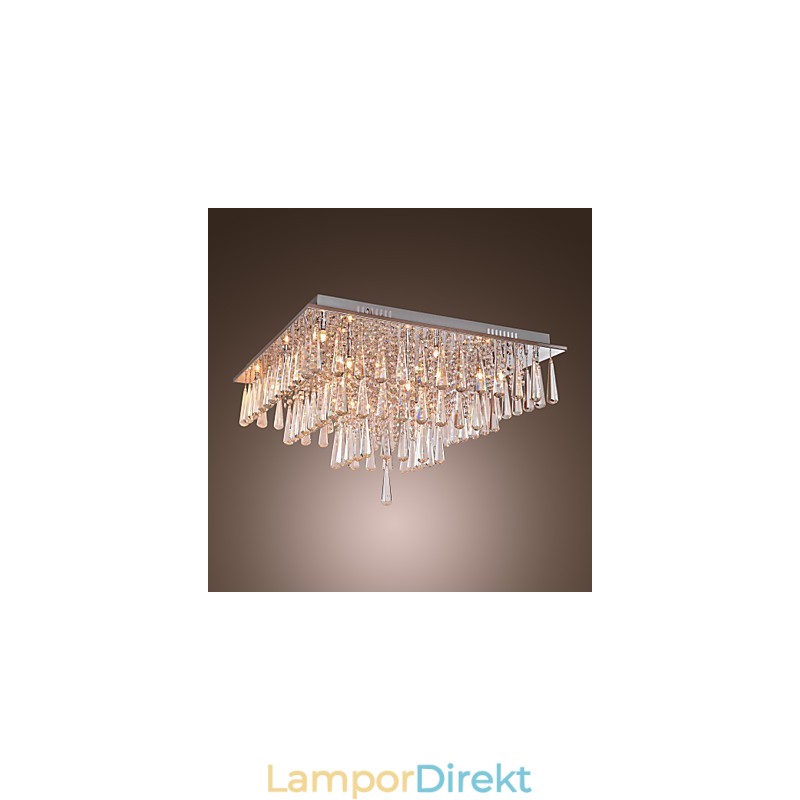 Modern Contemporary Crystal Others Flush Mount