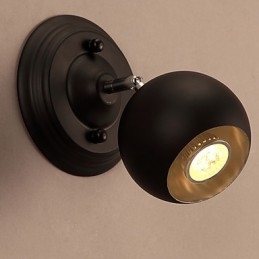 Loft Kreativa Smidesjärn Vägglampa Återställa Antika Sätt Ljus