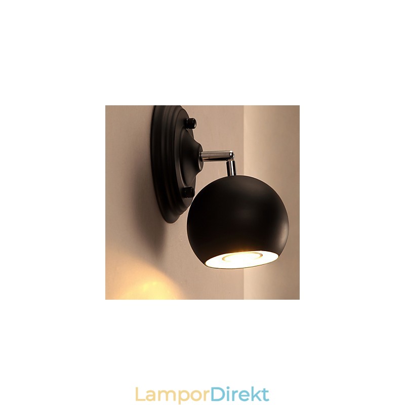 Loft Kreativa Smidesjärn Vägglampa Återställa Antika Sätt Ljus