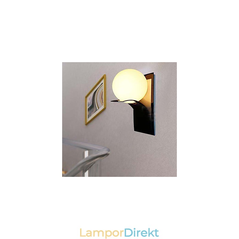 Badrumsvägglampa Modern Globe Metall Glas Galvanisering
