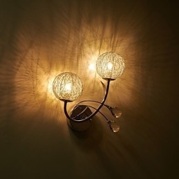 Vägglampetter Crystal Mini Style Modern Contemporary Metal