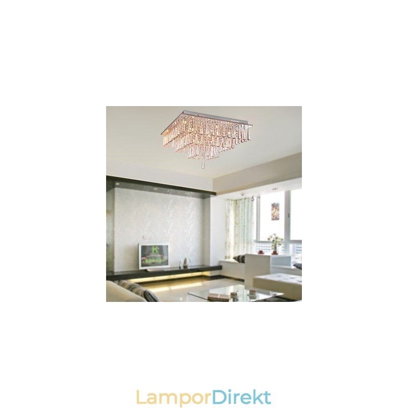 Modern Contemporary Crystal Others Flush Mount