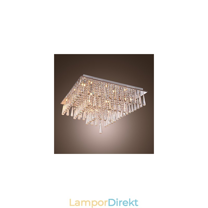 Modern Contemporary Crystal Others Flush Mount