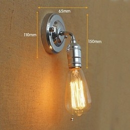 American Rural Countryside Retro Modern Edison Light Bulb Aisle Mini Living Room Vägglampa