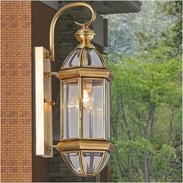 Utomhuslampa Trädgårdslampa Utomhuslampa Full Kopparlampa