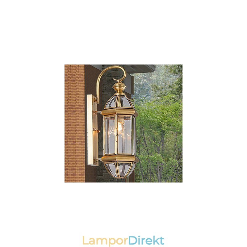 Utomhuslampa Trädgårdslampa Utomhuslampa Full Kopparlampa