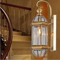 Utomhuslampa Trädgårdslampa Utomhuslampa Full Kopparlampa