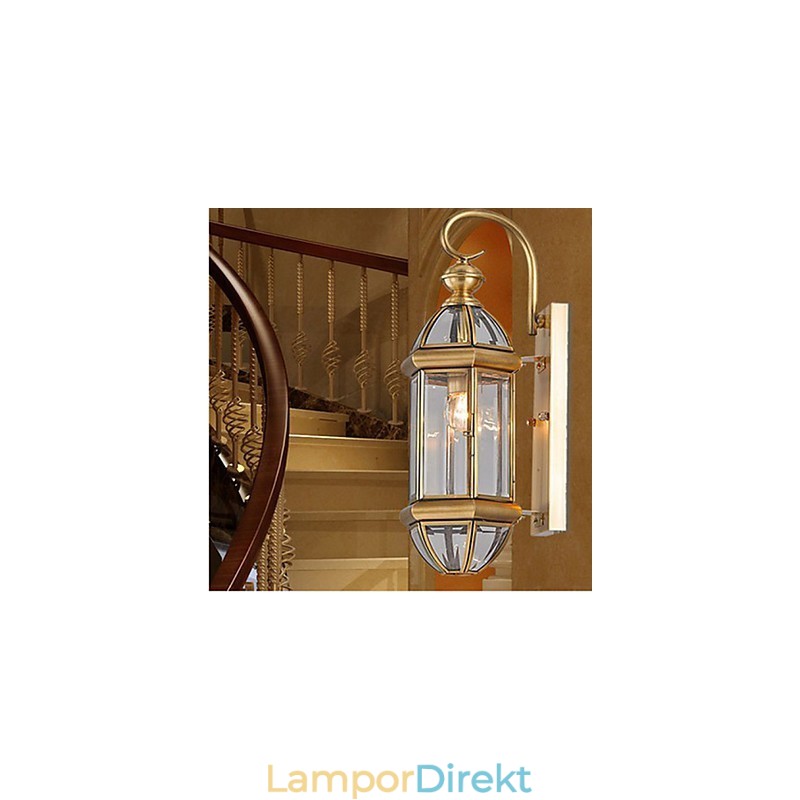 Utomhuslampa Trädgårdslampa Utomhuslampa Full Kopparlampa