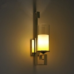 Moderna Glas Matsal Vägglampor Enkla Kök Vägglampor Bar Cafe Hall Balkong Vägglampa
