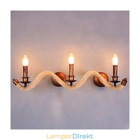 Kontrakterad Balkong Trapplampa Vägglampa Twisted Rope Kontrakterad Balkong Trapplampa Vägglampa Twisted Rope