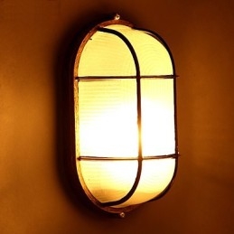 Kreativ Personlighet Återställer Antika Sätt Glasvägglampa