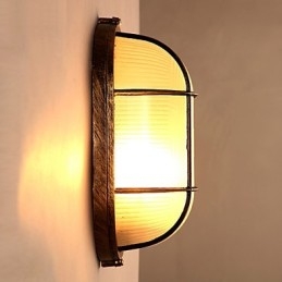 Kreativ Personlighet Återställer Antika Sätt Glasvägglampa