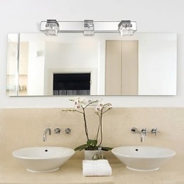 Vägglampor Badrumsbelysning Väggbrickor Crystal Mini Style Modern Contemporary Metal