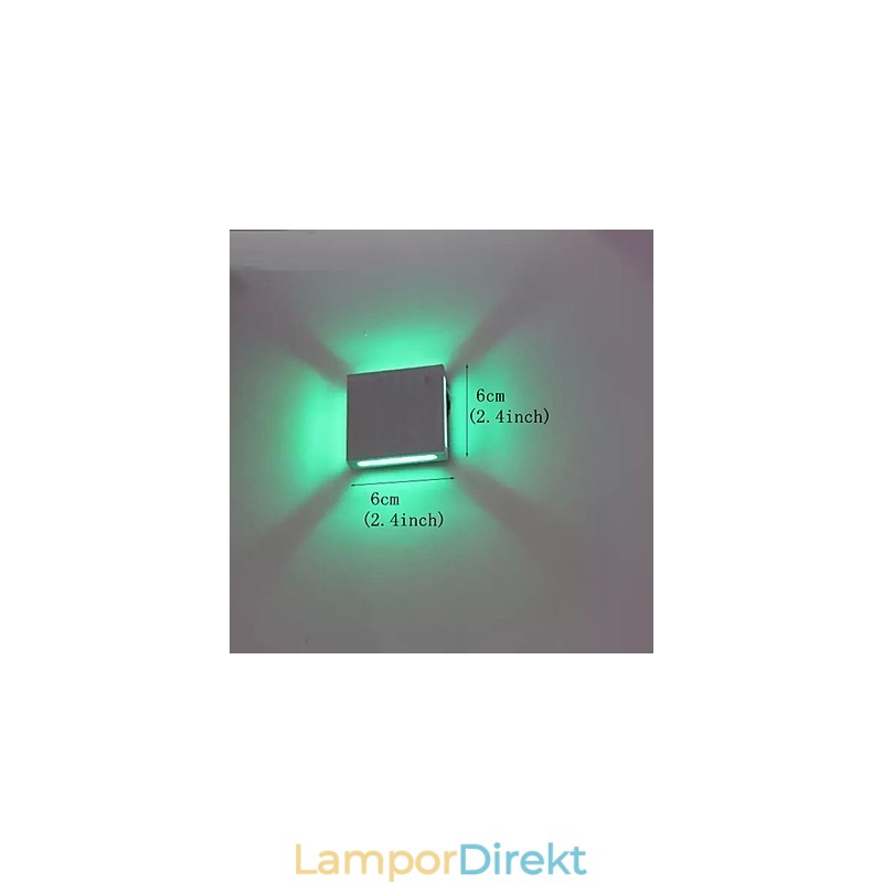 Mini Style Flush Mount Vägglampor Modern Contemporary Metal