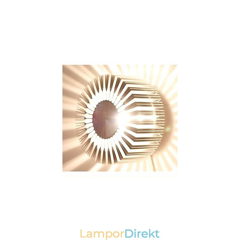 Bädda In Rund Solros Typ Aluminium Projektionsvägglampa