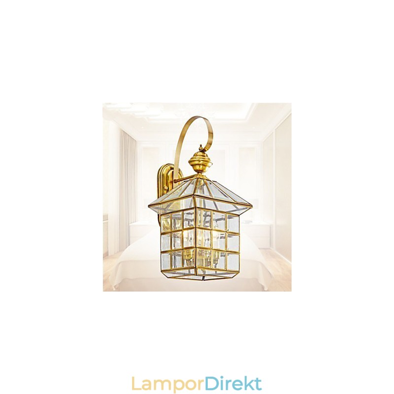 Utomhuslampa Trädgårdslampa Utomhuslampa Full Kopparlampa