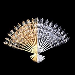 Alla Hjärtans Dag The Fan Väggdekoration Presenter Samtida Och Kontrakterade Crystal Vägglampa Light