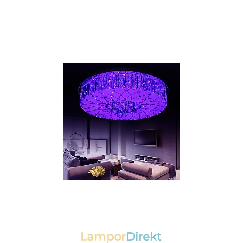 Flush Mount Crystal Modern Contemporary Metal
