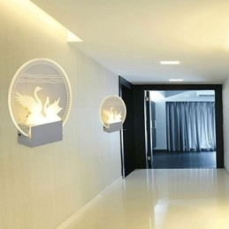 Akryl Vägglampa Pvc Lampa Ljus Modern Contemporary Metal